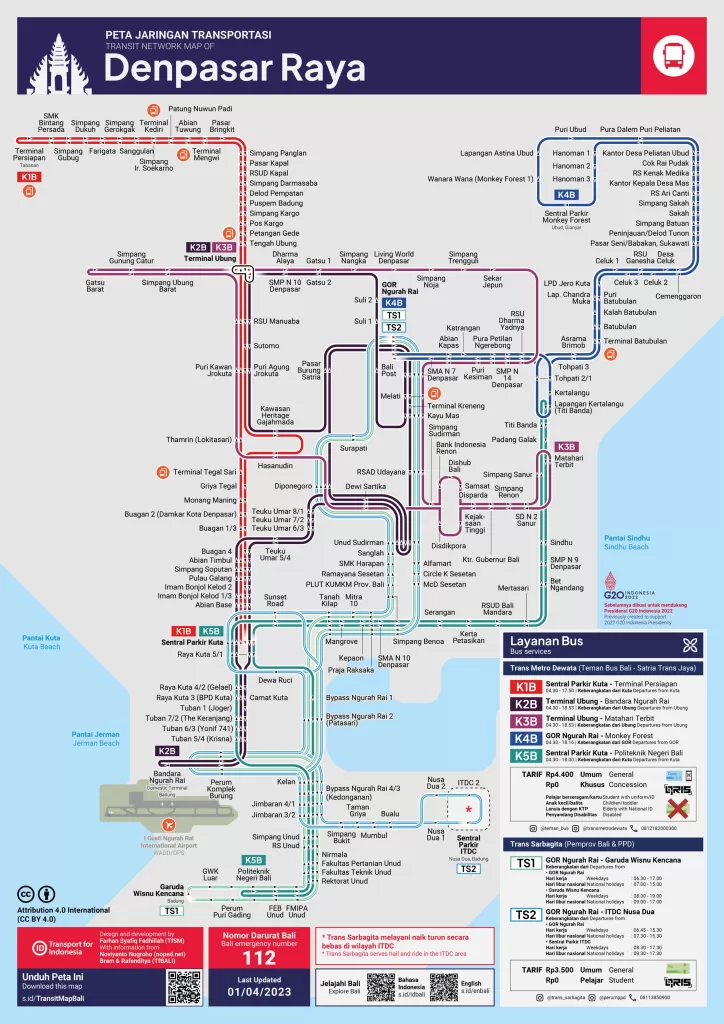 Rute dan Jaringan Teman Bus Denpasar Terbaru July 2026